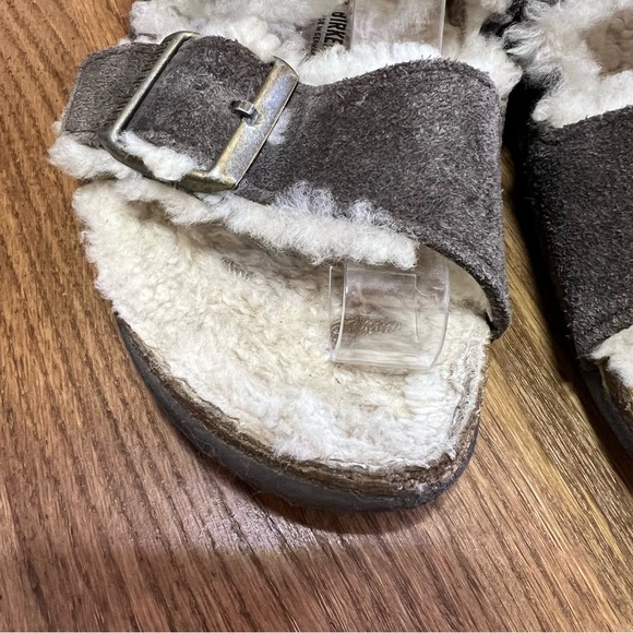 Birkenstock Arizona Fleece Lined Sz 38 - Picture 4 of 10